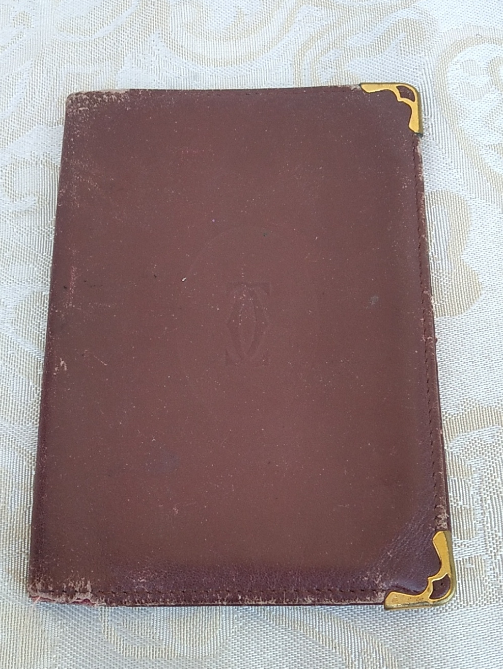 Vintage Cartier Passport Leather Holder